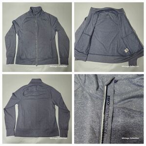 ZERO RESTRICTION MEN'S SIZE S FULL ZIP BLUE GOLF TRACK JACKET MADE IN TAIWAN